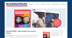 Desktop Screenshot of bildungspraxis.de